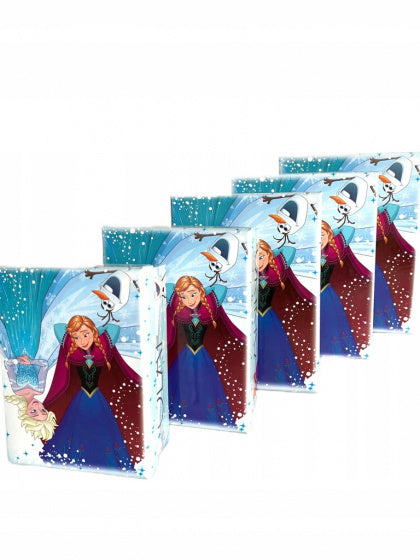 opbergdozen Frozen meisjes blauw/wit 5 stuks