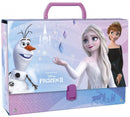 opbergkoffer Frozen II meisjes 33 x 24 cm karton paars
