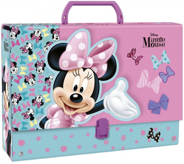 opbergkoffer Minnie Mouse meisjes 33 cm karton paars