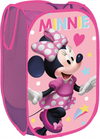 opbergmand Minnie Mouse junior 75 liter 58 cm textiel roze