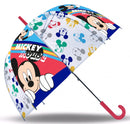 paraplu Mickey Mouse junior 45 cm PVC wit