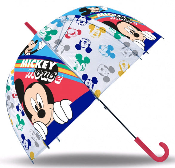 paraplu Mickey Mouse junior 45 cm PVC wit