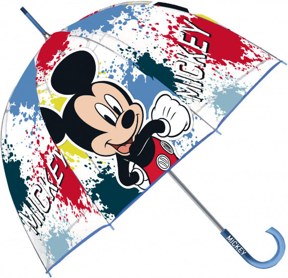 paraplu Mickey Mouse junior 48 cm EVA transparant