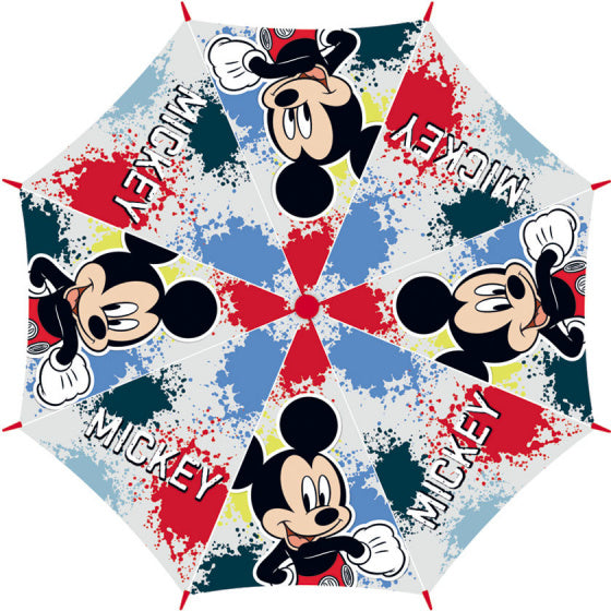 paraplu Mickey Mouse junior 48 cm EVA rood