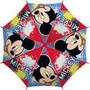 paraplu Mickey Mouse junior 48 cm polyester rood