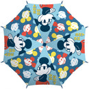 paraplu Mickey Mouse junior 52 cm polyester lichtblauw