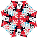 paraplu Minnie Mouse junior 46 cm EVA rood/wit
