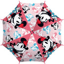 paraplu Minnie Mouse junior 52 cm polyester donkerroze