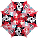 paraplu Minnie Mouse junior 52 cm polyester rood