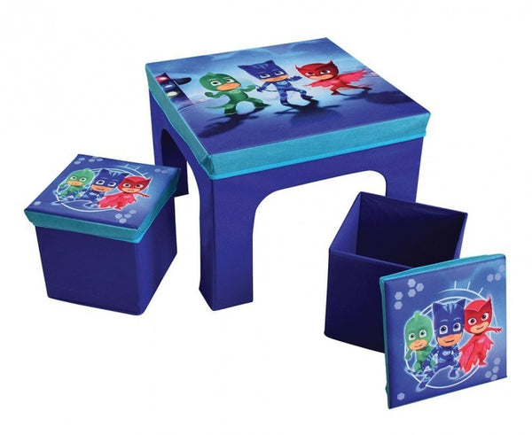PJ Masks opvouwbare tafel met stoelen blauw