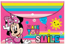 portfoliomap Minnie Mouse junior A4 polypropyleen roze