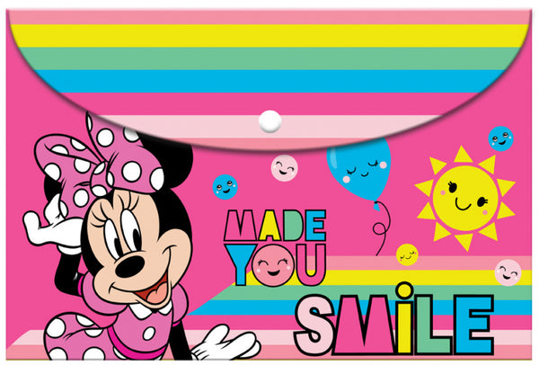 portfoliomap Minnie Mouse junior A4 polypropyleen roze