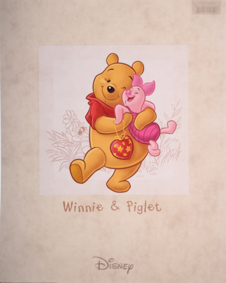 poster Winnie en Knorretje junior 50x40 cm papier