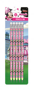 potloden Minnie Mouse HB hout roze 5 stuks