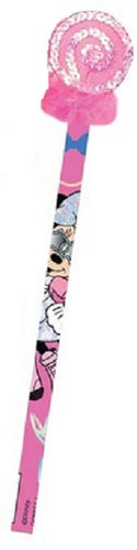potlood Minnie Mouse junior hout roze/glitter