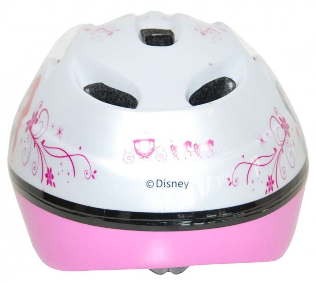 Princess fietshelm meisjes wit maat 51/55 cm