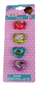 ringen Doc McStuffins 15 mm 4 stuks multicolor