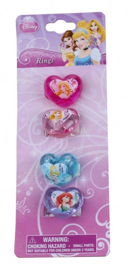 ringen Princess 15 mm 4 stuks multicolor