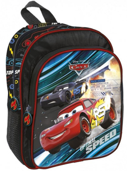 rugzak Cars junior 9 liter 29 cm polyester zwart/rood