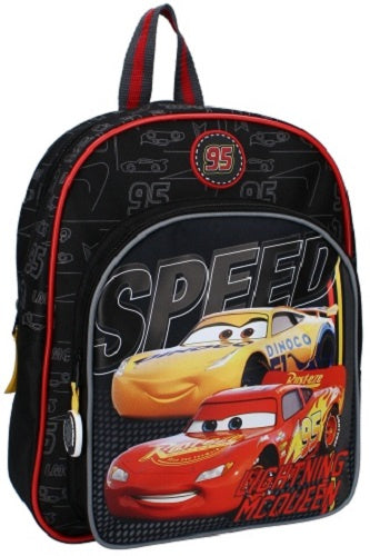 rugzak Cars junior 8,2 liter polyester zwart