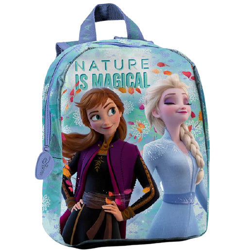 rugzak Frozen 4,8 liter meisjes polyester blauw/groen