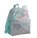 rugzak Frozen glitters 31 cm lichtblauw