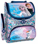 rugzak Frozen meisjes 37 x 27 cm textiel wit/roze