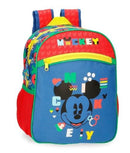 rugzak Mickey Mouse 27 x 33 x 11 cm polyester blauw