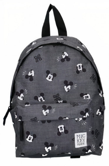 rugzak Mickey Mouse 31 x 22 cm polyester grijs