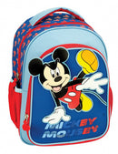 rugzak Mickey Mouse 35 liter 43 cm polyester blauw/rood