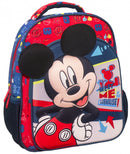 rugzak Mickey Mouse Clubhouse 31 x 27 cm blauw/rood