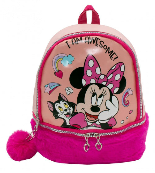 rugzak Minnie Mouse meisjes 5 liter PVC/pluche roze