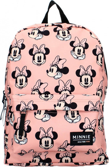 rugzak Minnie Mouse meisjes 6,8 liter polyester roze/zwart