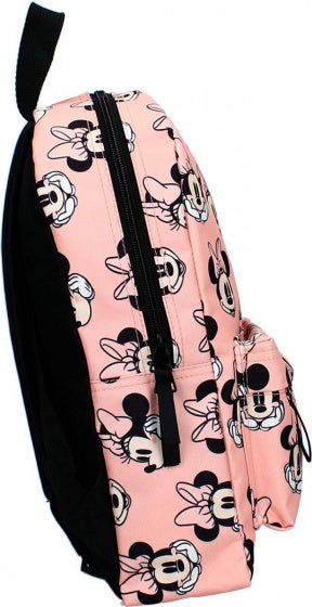 rugzak Minnie Mouse meisjes 6,8 liter polyester roze/zwart