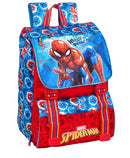 rugzak Spider-Man jongens polyester 25 liter rood/blauw