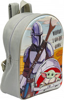 rugzak Star Wars Mandalorian 3D 6 liter PVC grijs