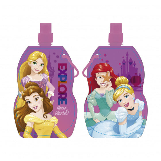 schoolbeker opvouwbaar Princess meisjes 500 ml roze