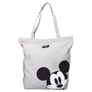 schoudertas Mickey Mouse 15 liter polyester lichtgrijs