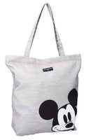 schoudertas Mickey Mouse 15 liter polyester lichtgrijs