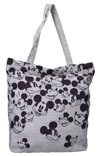 schoudertas Mickey Mouse junior 15 liter polyester grijs