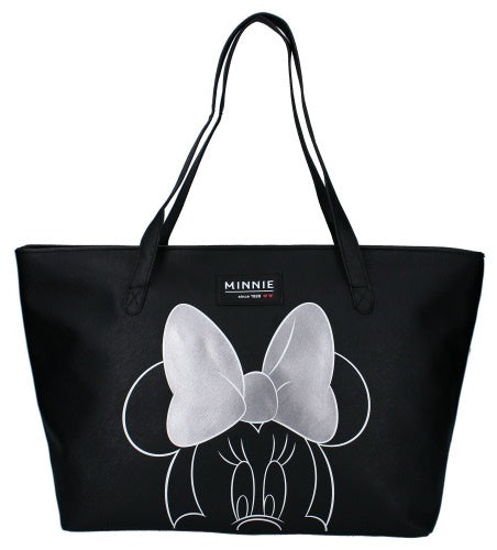 shopper Minnie Mouse 31,5 x 56 cm polyurethaan zwart