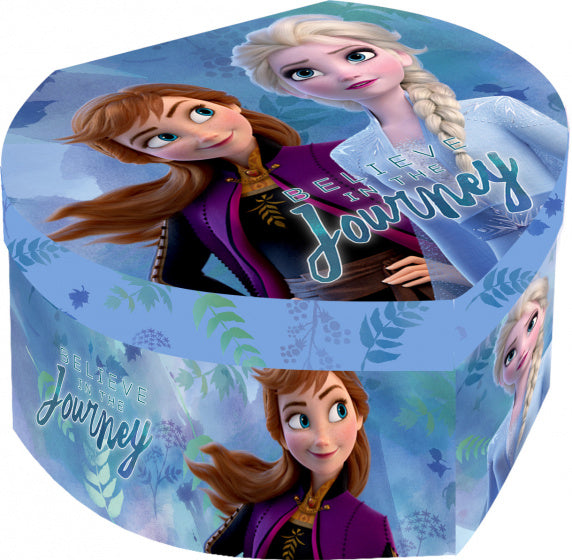 sieradenkist Frozen II meisjes karton blauw