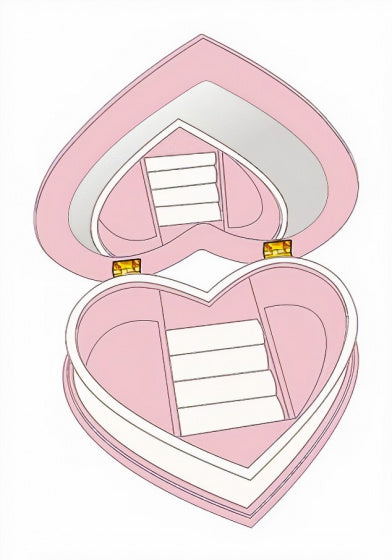 sieradenkist Minnie Mouse meisjes 20 x 16,5 cm hout roze