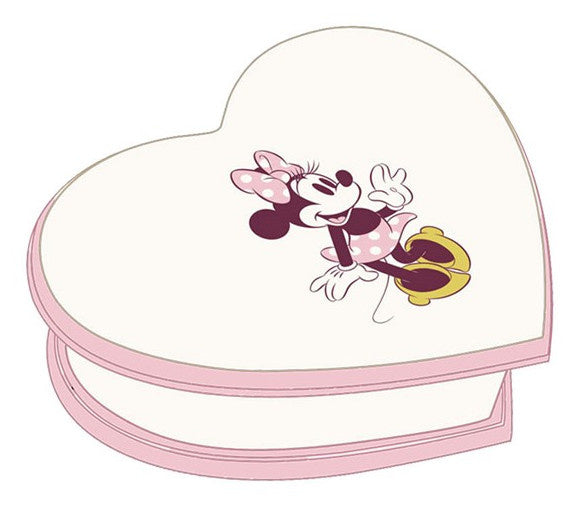 sieradenkist Minnie Mouse meisjes 20 x 16,5 cm hout roze