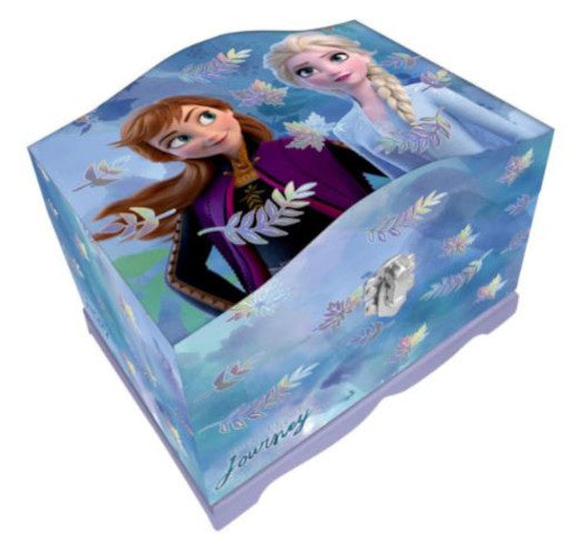 sieradenkistje Frozen meisjes 20 x 14 x 12 cm blauw