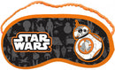 slaapmasker Star Wars BB8 18 x 8,5 cm oranje/grijs