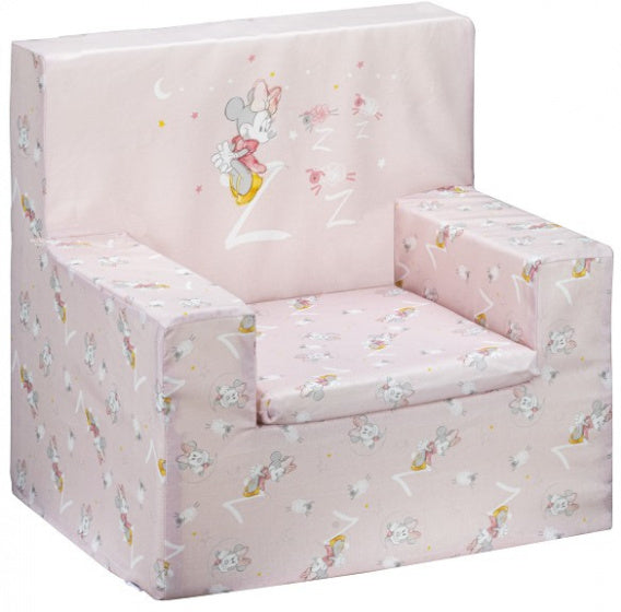 sofa Minnie junior 47 x 35 x 44 cm katoen lichtroze