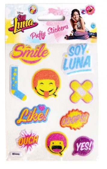 Soy Luna 3D Puffy stickers