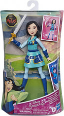 speelfiguur Mulan meisjes 30 cm blauw