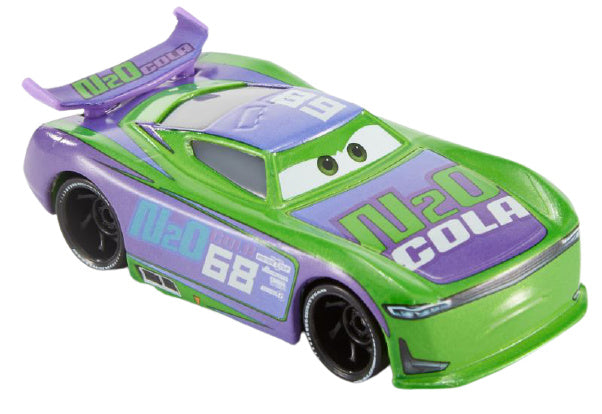speelgoedauto N2o Cola junior 10,5 cm staal groen/paars